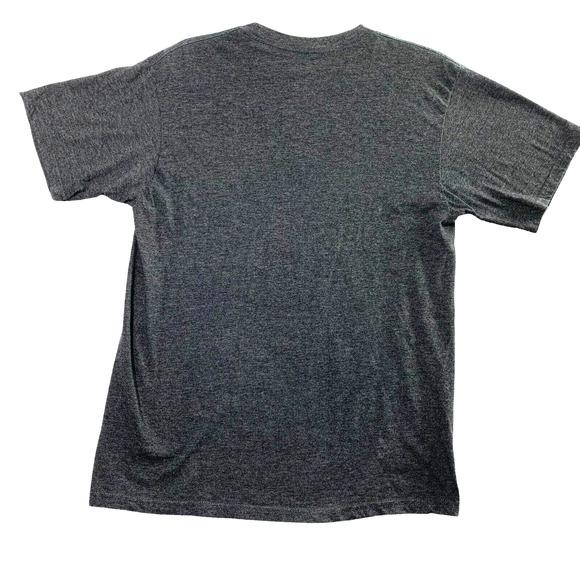 Johnny Cash T Shirt Mens‎ Medium Gray Country Music Guitars Man in Black - Picture 2 of 7